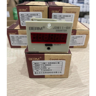 Bộ đếm xung 6 số jdm11-6h berm - 220v jdm11