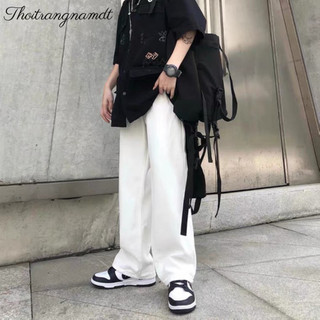 Quần Kaki Nam Cạp Thun Ống Đứng Vải Cotton Mềm Sau Khi Giặt ,Quần Baggy Unisex Đường May Chuẩn Thoitrangnamdt M03