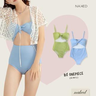 Swimsuit dáng cut out phần eo buộc nơ ngực NAKED by V - Bơ Onepiece