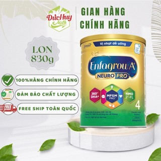 Sữa bột Enfagrow A+ Neuropro 4 - DHA & MFGM vị không đổi /Vị nhạt dễ uống Lon từ 830g– 1.7kg