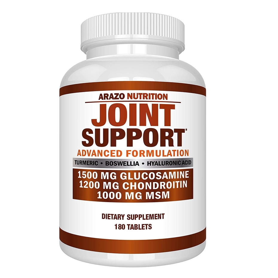 Arazo Nutrition Joint Support Glucosamine Chondroitin MSM  Viên Uống Hỗ Trợ Sức Khỏe Xương Khớp 180v