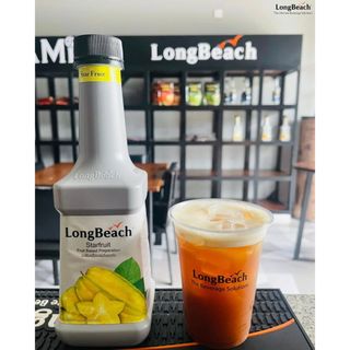 Mứt Khế (Sinh tố / Sốt Trái Cây) - LongBeach Star Fruit  Fruit Based Preparation 900ml
