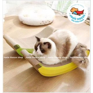 Đồ chơi bàn cào móng quả chuối cho mèo