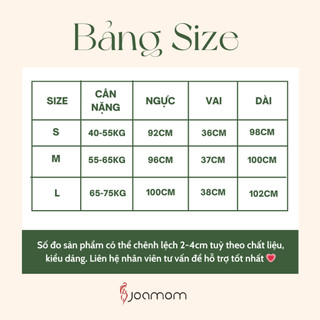 Váy đầm bầu Joamom lụa hàn cổ phối thiết kế JVB0040
