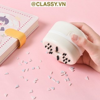 Máy Hút Bụi Mini Classy Cầm Tay trơn màu, Không Dây Để Bàn Tiện Dụng dùng hút bụi bàn học, ô tô PK949