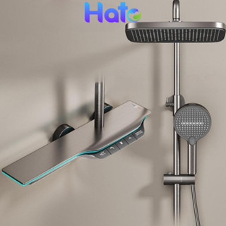 Sen Cây Tắm Đứng Phím Đàn HATO SC185 Mạ Titan , Hiển Thị Nhiệt Độ, Thời Gian, Củ Sen Lõi Đồng Nguyên Khối 46 Cm , 2.8 Kg