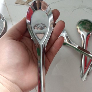 set 10 muỗng cơm inox, thìa inox
