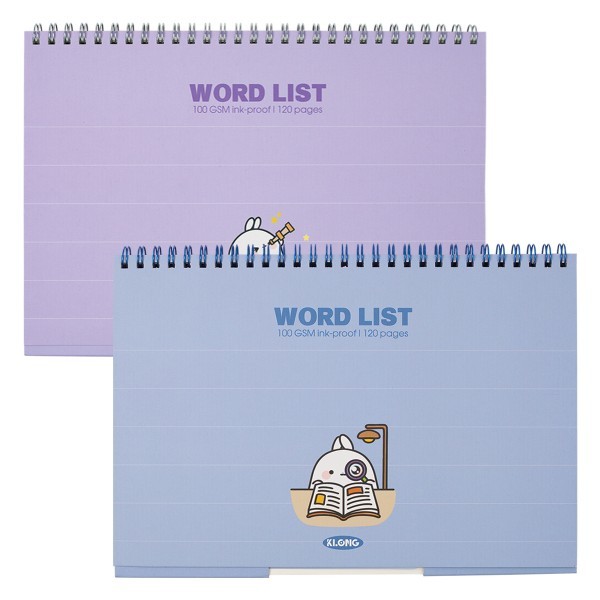 Sổ Học Từ Vựng KLONG Word List B5 A6 120 trang MS 916 917