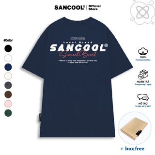  Áo Thun Local Brand Sancool Unisex Premium Cotton Logo Signature Tee - SC016 