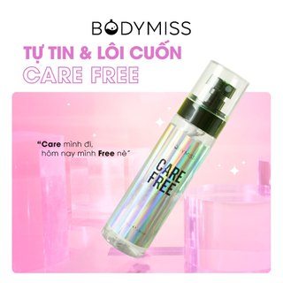 Bodymist xịt thơm toàn thân cho nữ Care Free tự tin lôi cuốn, body mist thơm lâu 6h BODYMISS 105ml