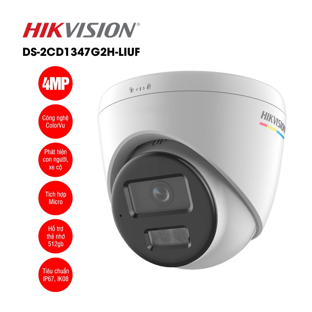 Camera IP hikvision 4MP ColorVu DS-2CD1147G2H-LIUF 4MP 1147 1347 KHÔNG PHẢI LÀ CAMERA WIFI