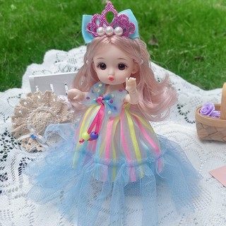 Búp bê barbie chu môi, búp bê công chúa cho bé gái cao 16cm