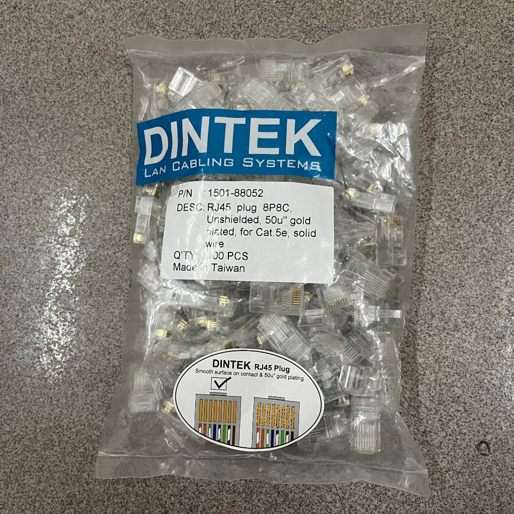 Đầu mạng RJ45 DINTEK UTP Cat.5e (1501-88052)