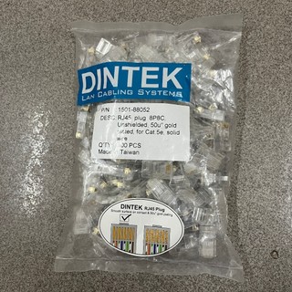 Đầu mạng rj45 dintek utp cat.5e