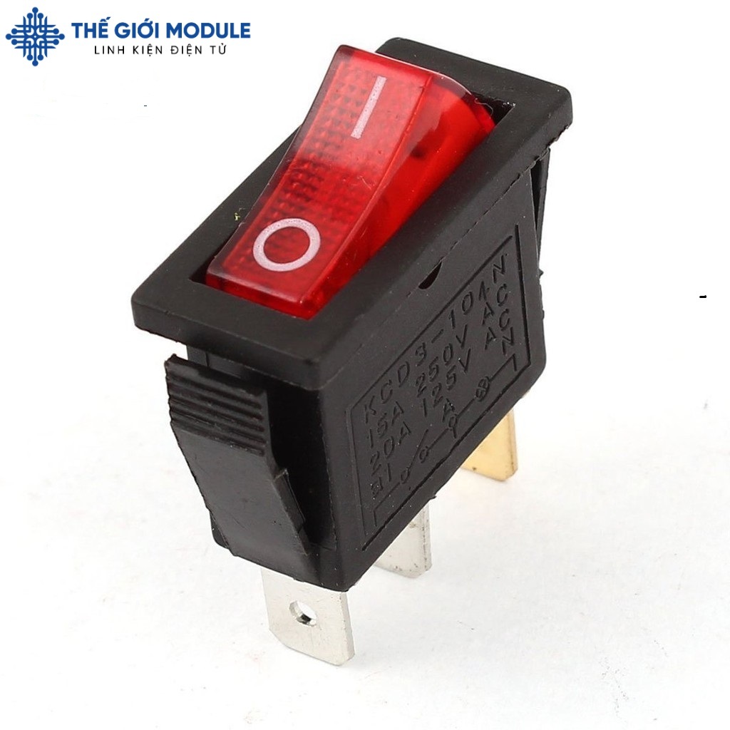 [Set 2 cái] [Có sẵn] Công tắc nguồn KCD3 - thegioimodule