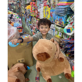 Gấu bông chuột lang nước Capybara rút mũi chậm
