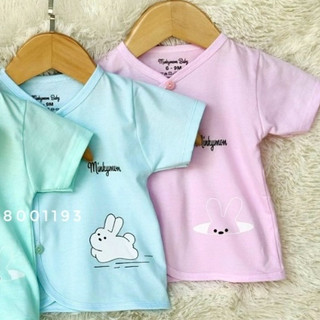 Áo cộc tay sơ sinh cài chéo