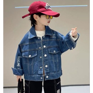 Áo khoác bò túi gấu hottrent cho bé/ áo khoác jean cho bé size 10-25kg
