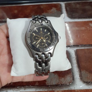 Đồng hồ nam Solar 6 kim Salvecchio Italy size 39mm Titanium Zin second hand-
