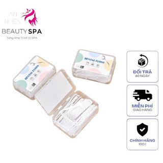 CHỈ NHA KHOA/ TĂM CHỈ KẼ RĂNG Chỉ nha khoa Dental Floss Pick 50 cây