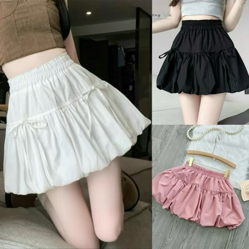 [ CHUPPII BIGSIZE ] CHÂN VÁY BÍ PHỐI NƠ PHỒNG BIGSIZE