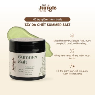 ⚡ FREESHIP⚡ Tẩy tế bào chết Handmade Summer Salt Exfoliator giảm thâm, mụn vùng mông/lưng/nách/bẹn