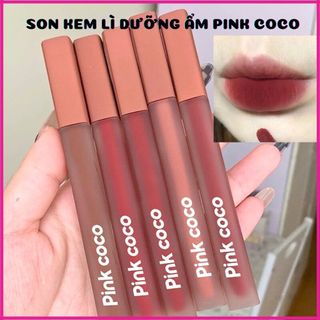 Son kem lì dưỡng ẩm mềm mịn lâu trôi pink coco