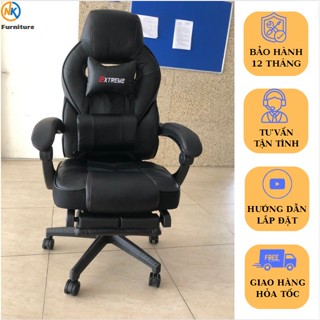 Ghế Gaming Extreme V4 Ngả lưng kê chân có Massage, Ghế Giải Trí, Streamer, Văn Phòng.
