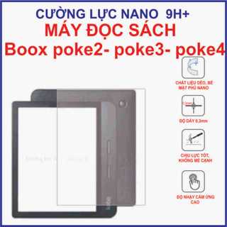 Dán màn hình Boox poke 2 / poke 3 / poke 4 , máy đọc sách book poke 2 Cường lực nano dẻo 9H+