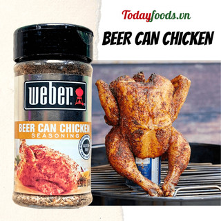 Gia vị ướp gà kiểu mỹ beer can chicken weber 5.5oz