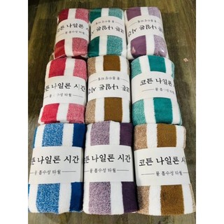 khăn mặt bông vải sợi 30x35cm