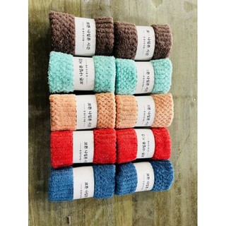 khăn mặt bông vải sợi 30x35cm
