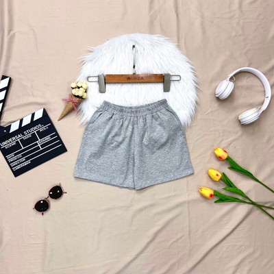 Quần đùi cho bé gái và bé trai chất cotton - Quần đùi cho bé cân nặng từ 15-40kg Loza Kids QT7003