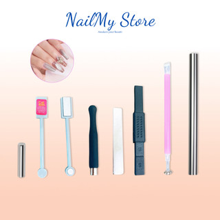 Nam châm hơ mắt mèo móng tay, cây nam châm 2 đầu làm nail, thanh nam châm đa năng