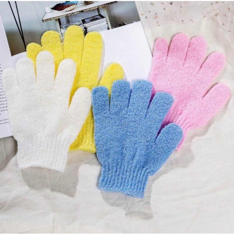 combo 2 đôi Gang tay tắm, massa da tẩy da chết, gang tay cọ gét khosiviethieu