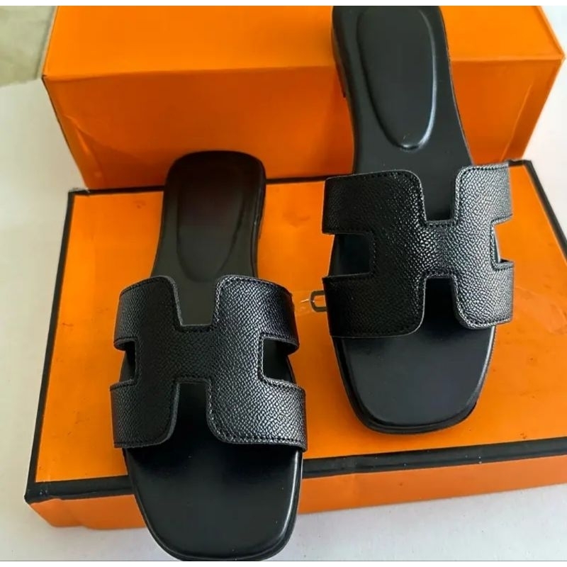  Dép lê nữ chữ h quai ngang thời trang nhiều màu 