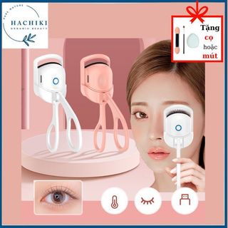 Bấm mi kẹp mi máy uốn mi kẹp mi nhiệt máy uốn mi nhiệt kẹo cong lông mi bấm mi nhiệt tự nhiên kẹp bấm mi điện hachiki
