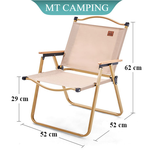 Ghế cafe dã ngoại camping TANLOOK Màu be thiết kế gọn du lịch ,cafe ,ban công, câu cá hàng nhập nguy