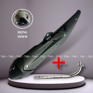 Pô Lc cho Wave Sirius móc sẵn cổ inox