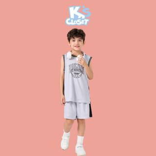 Bộ Quần Áo Sát Nách K'S CLOSET Kiểu Dáng Thể Thao Cho Bé Trai Từ 10-55kg(2-14 tuổi) OL22THS/ OL11FOS