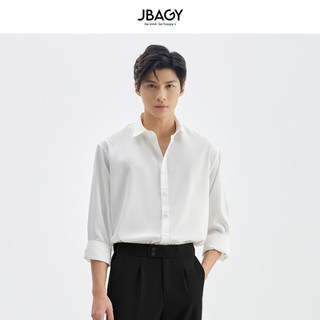 [ Livestream 24.06 ] Áo sơ mi nam tay dài JBAGY Pastel sơ mi trắng form rộng, vải lụa tăm cao cấp phong cách Hàn Quốc