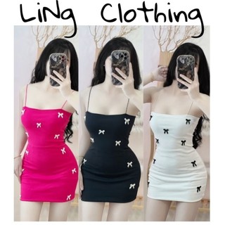 Đầm Body Dây Bún Nơ