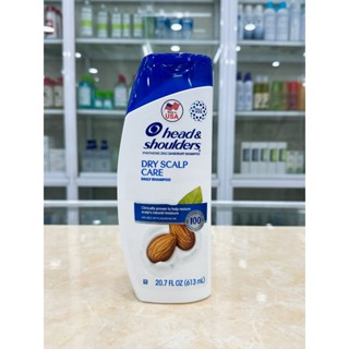 Dầu Gội Hạnh Nhân Head and Shoulder Dry Scalp Care 613ml Mỹ