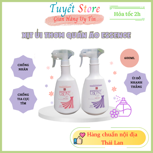 Nước xịt ủi thơm quần áo Essence