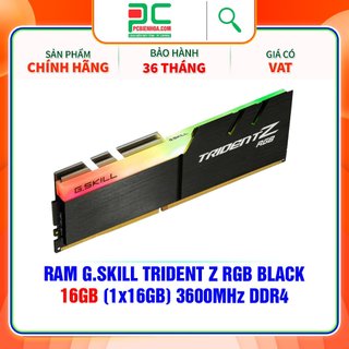 Bộ nhớ trong gskill 16g f4-3600c18s-16gtzr - chính hãng bh 36t