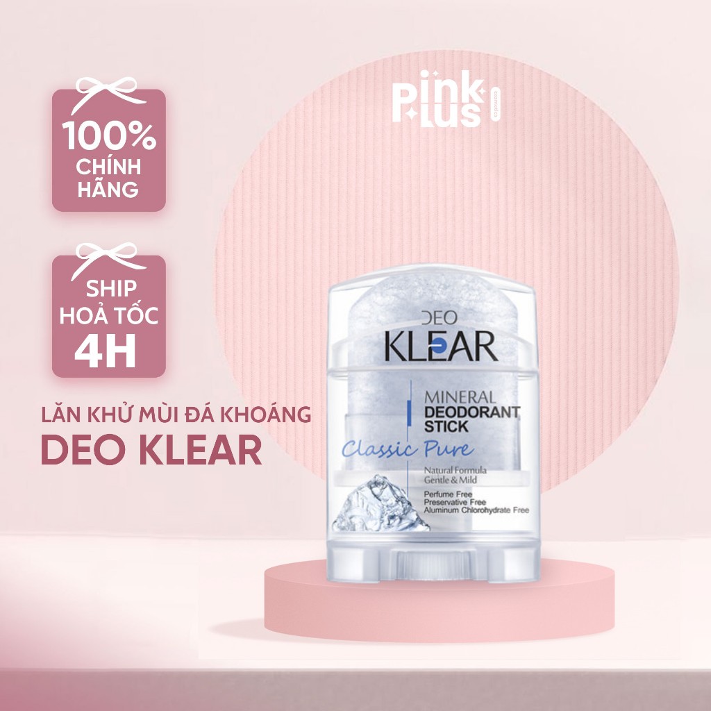 [GIAO MÙI NGẪU NHIÊN] Lăn khử mùi đá khoáng DEO KLEAR Thái Lan