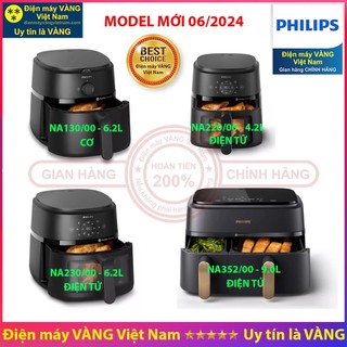 Nồi chiên không dầu Philips HD9200 HD9252 HD9257 NA130 NA220 NA230 NA352 - Hàng chính hãng (Bào hành chính hãng 2 năm)