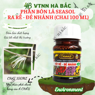  Phân Bón LÁ Seasol  Ra Rễ - Đẻ Nhánh  Chai 100ml  dành cho hoa lan hoa hồng cây kiểng 