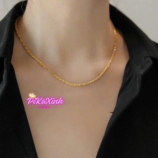 Dây chuyền nữ,dây kim sa nhẹ nhàng xinh xắn