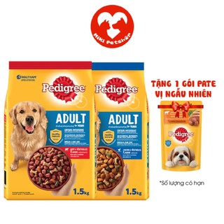 Thức Ăn Hạt Cho Chó Lớn Pedigree Túi 1.5kg Đủ Vị - Miki Petshop